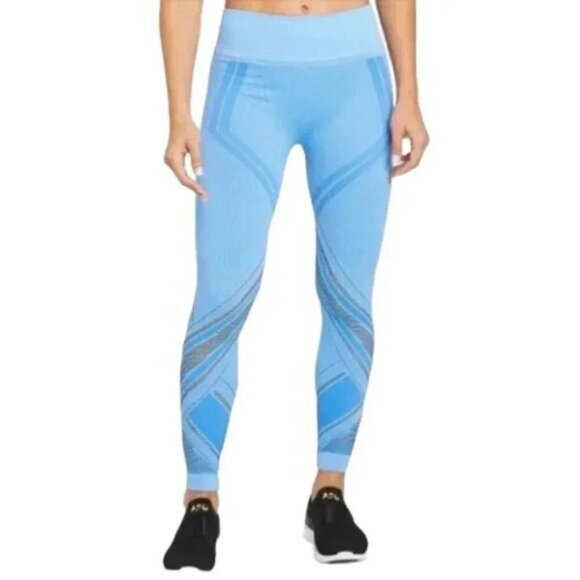 soulcycle Pants - SoulCycle x Nux Quintessential Leggings High Rise Compression Blue Size Medium